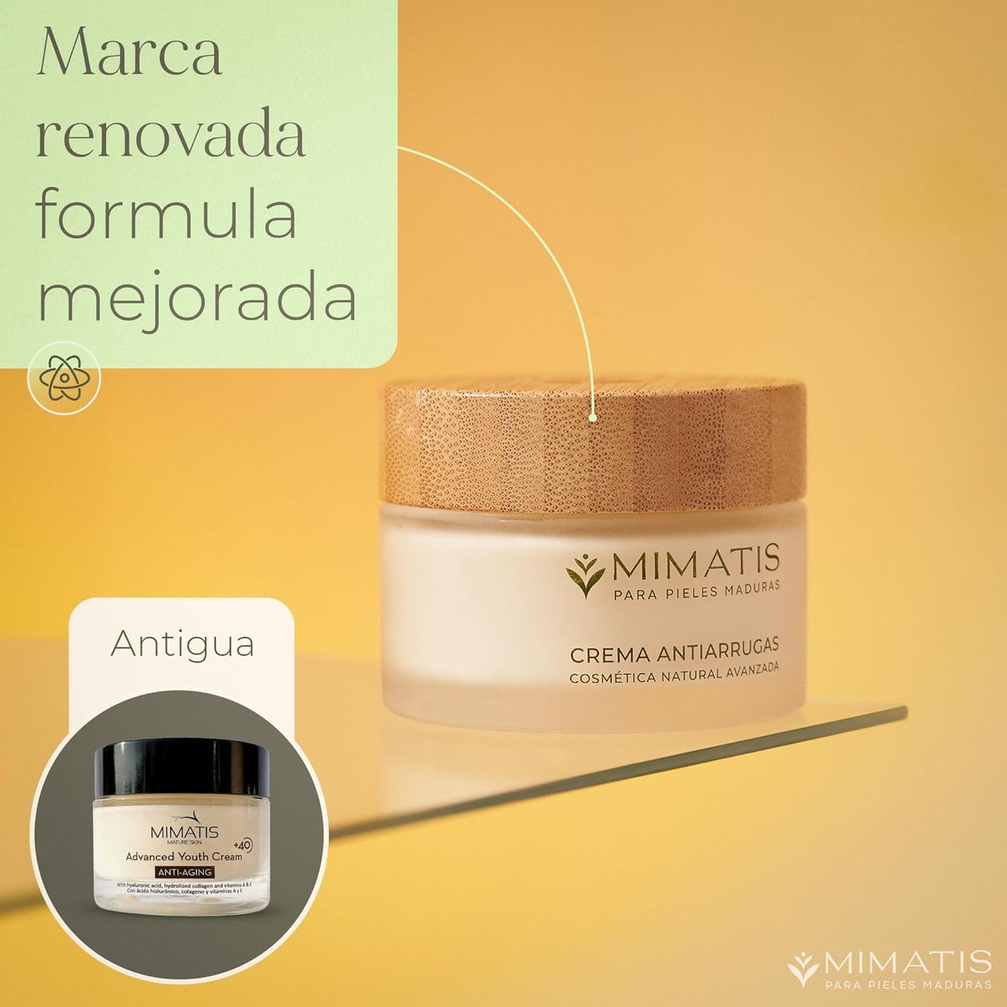 Crema Antiarrugas Mujer Natural Dia y Noche - Hidratante Facial Antiedad y Reafirmante para Cara - con Vitamina C Niacinamida Aloe Vera Acido Hialuronico Bakuchiol - Antimanchas para 40 50 y 60 años